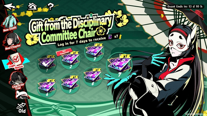 P5X - Daily Log-In reward