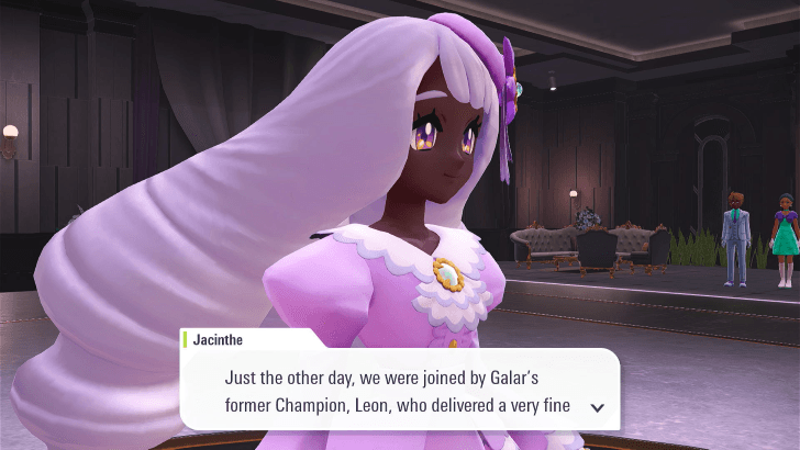 Jacinthe Mentions Leon Visiting