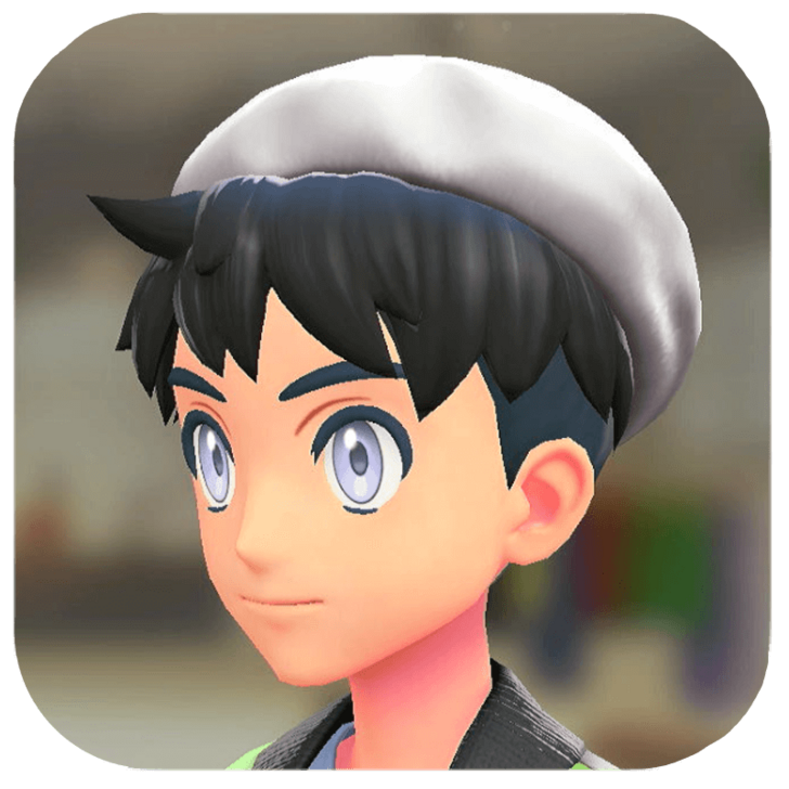 Pokemon Legends Z-A Male Flower-Stitch Beret Icon