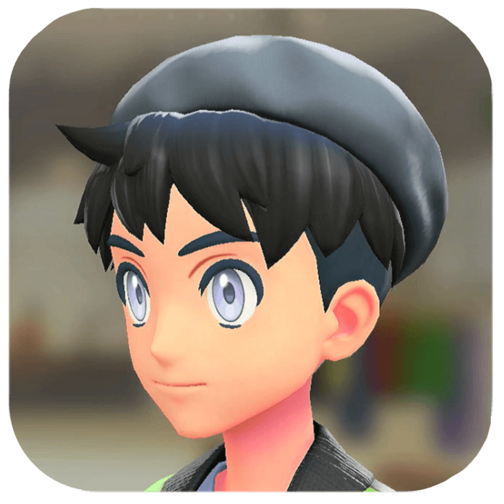 Pokemon Legends Z-A Male Flower-Stitch Beret Icon