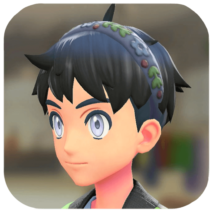 Pokemon Legends Z-A Male Floral Headband Icon