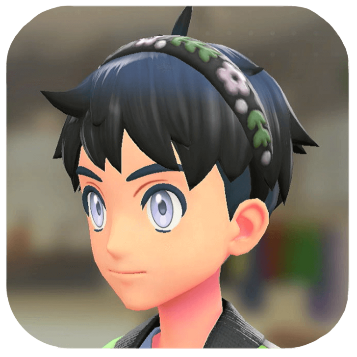 Pokemon Legends Z-A Male Floral Headband Icon