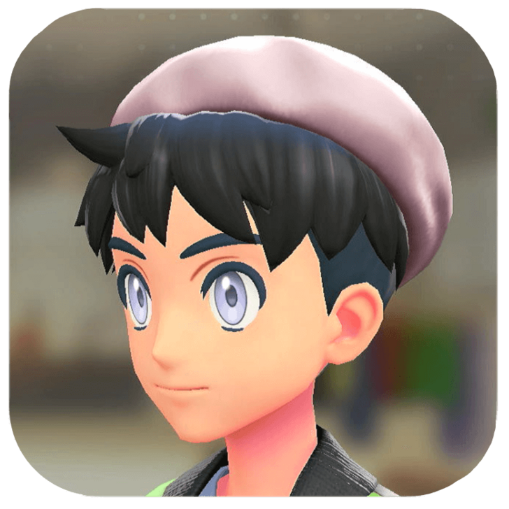 Pokemon Legends Z-A Male Flower-Stitch Beret Icon