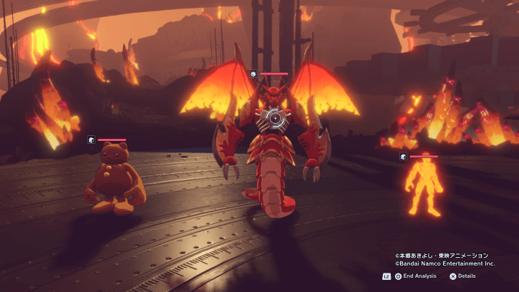 Fight Megidramon, MudFrigimon, and Meramon