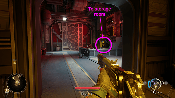 3 - Go to the Storage Room