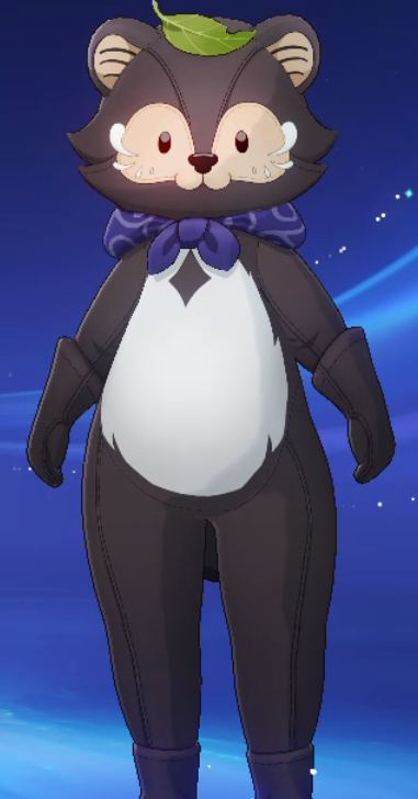 Genshin Impact - Fluffy Tanuki: Indigo Blue Image