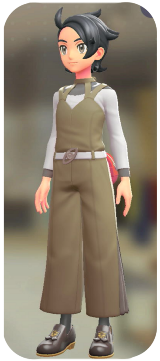 Pokemon Legends Z-A Male Overalls and Shirt Set Icon