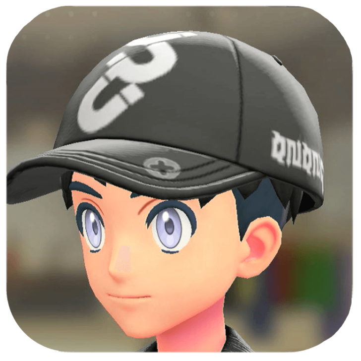 Pokemon Legends Z-A Male Magnet-Pattern Cap Icon