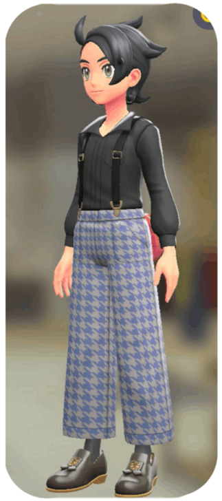 Pokemon Legends Z-A Male Suspender Pants Set Icon