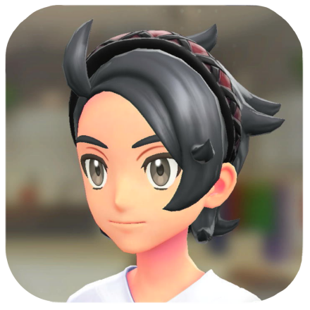 Pokemon Legends Z-A Male Crisscross Ribbon Headband Icon