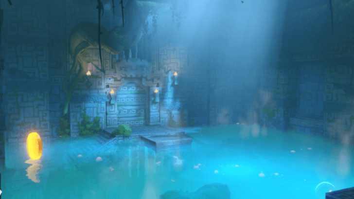 Dive Under Roiling Waters Map