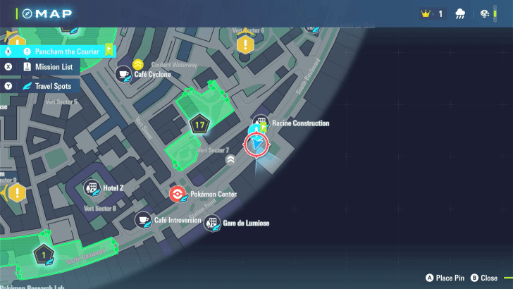 Pancham the Courier Map Location