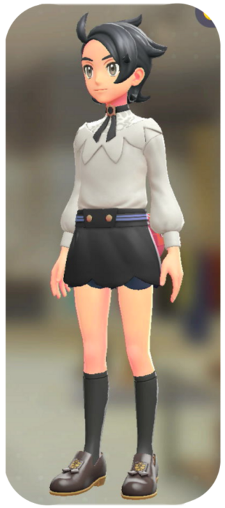 Pokemon Legends Z-A Male Blouse and Skort Set Icon