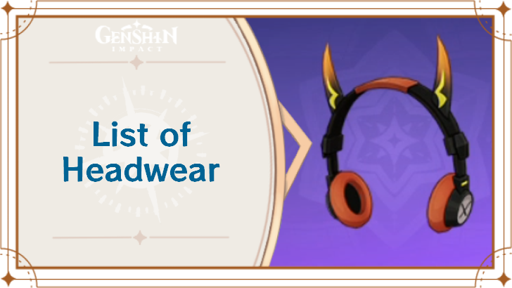 Genshin Impact - List of Headwear