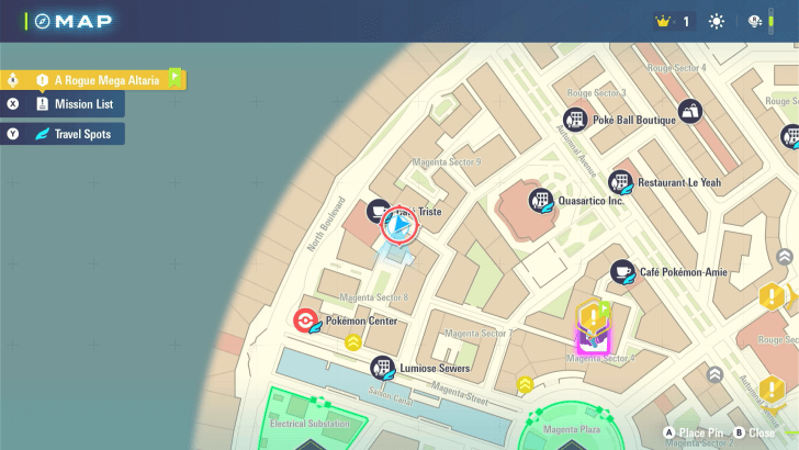 Follow Litwick! Map Location