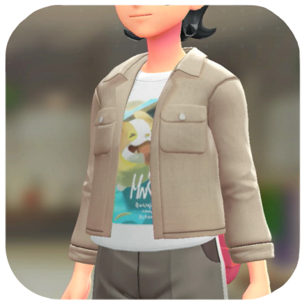 Pokemon Legends Z-A Male Graphic T-Shirt and Shacket Set Icon