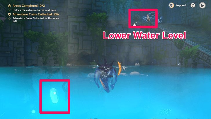 Dive Under Roiling Waves Step 3