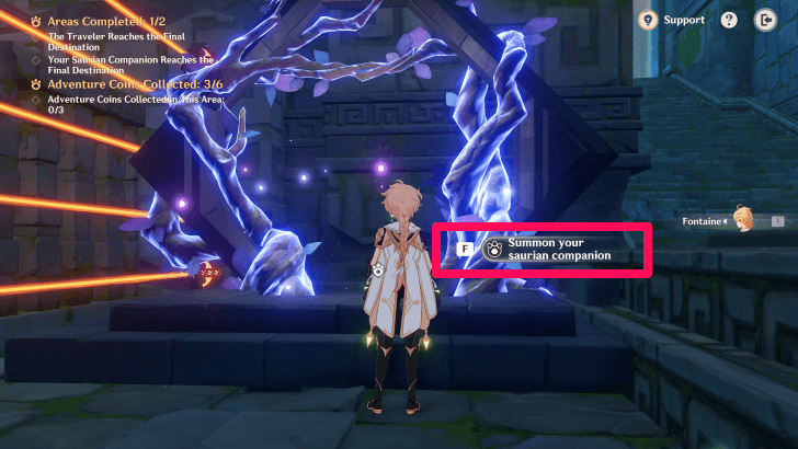 Dive Under Roiling Waves Step 5