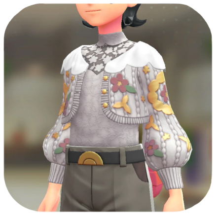 Pokemon Legends Z-A Male Cardigan and Blouse Set Icon