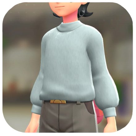Pokemon Legends Z-A Male Fuzzy Sweater Icon
