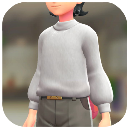 Pokemon Legends Z-A Male Fuzzy Sweater Icon