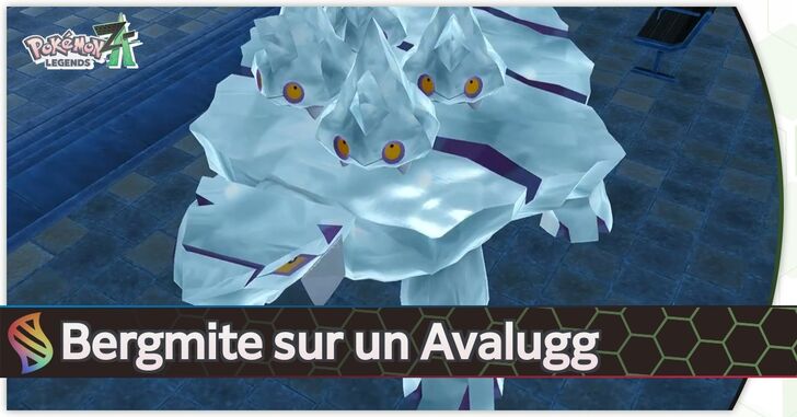 Pokemon Legends Z-A + DLC - Bergmite sur un Avalugg