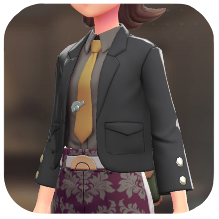 Pokemon Z-A - Blazer and Shirt Set Black | Greige F