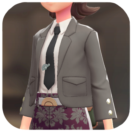 Pokemon Z-A - Blazer and Shirt Set Greige | White F