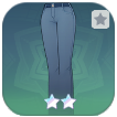 Genshin Impact - Simple Bootcut Pants: Marine Blue Image
