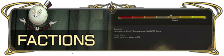 The Outer Worlds 2 - Factions Partial