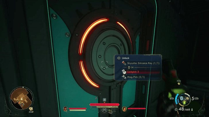 Unlock Skycutter Door