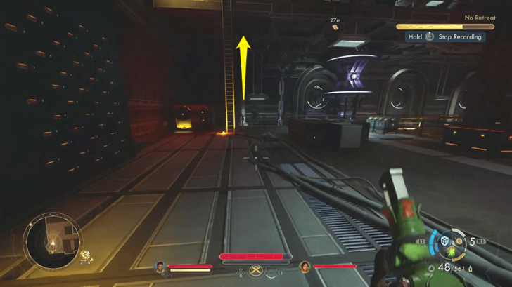 Climb Ladder to Deck