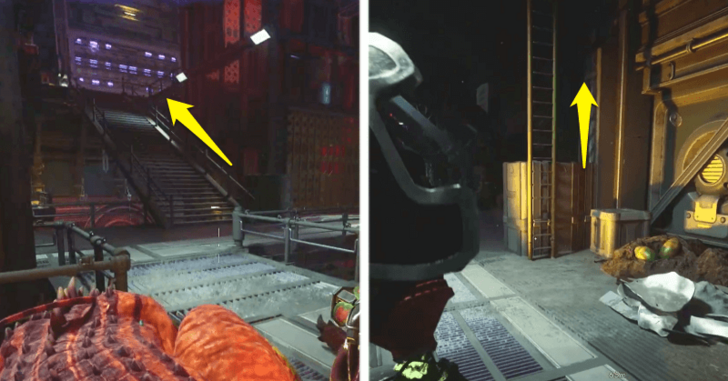 Use Ladder or Stairs to Deck 3