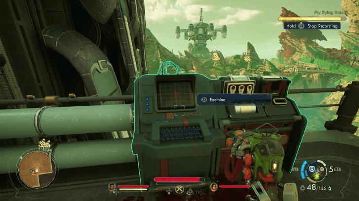 Examine Control Panel