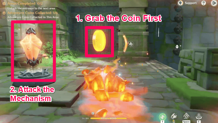 Genshin - Climbing Up Precipitous Cliffs Step 3