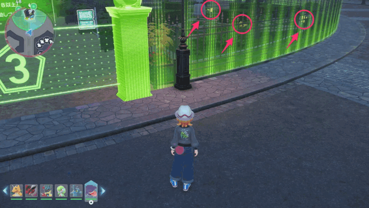 Shiny Pikachu - Wild Zone 3 Overworld Location