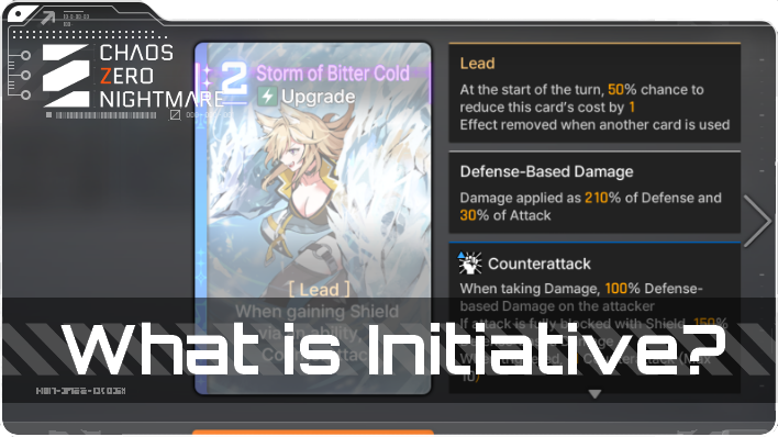 Chaos Zero Nightmare What is Initiative