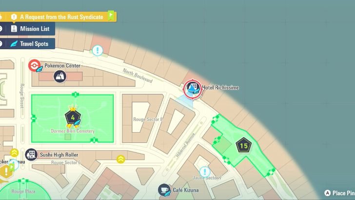 Hotel Richissime Map Location