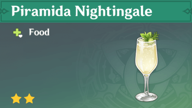 Genshin Impact - How to Get Piramida Nightingale and Effects