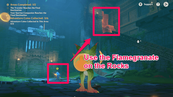 Swinging Across Narrow Passes Step 7