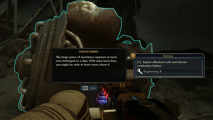 3 - Examine the Engine Debris