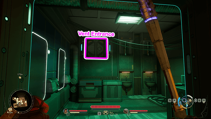 4 - Vent Entrance in Bathroom