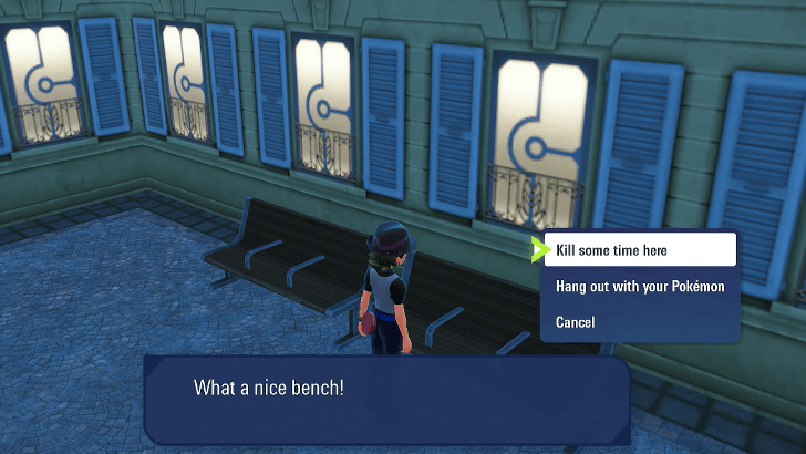 Use a Bench Until it Rains