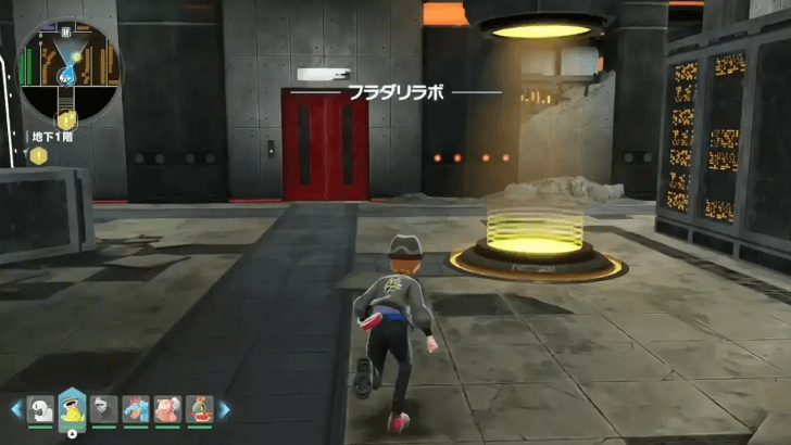 Southern Teleporter in Lysandre Labs for Shiny Honedge