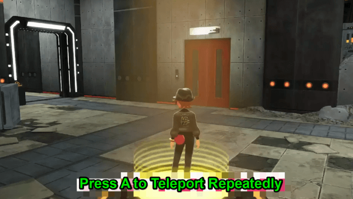 Press A to Teleport Repeatedly
