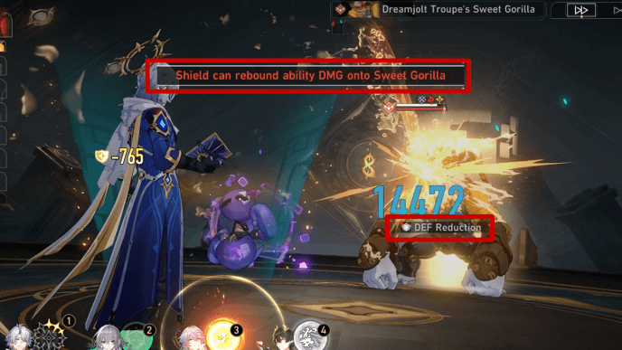 Honkai Star Rail - MoC Version 3.6 Stage 4 - Shield Up Against Sweet Gorilla