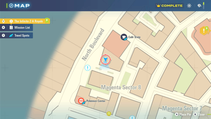 Magenta Sector 8 Rooftops Map View