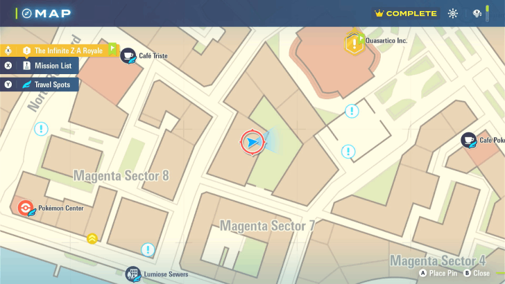 Magenta Sector 7 Rooftops Map View