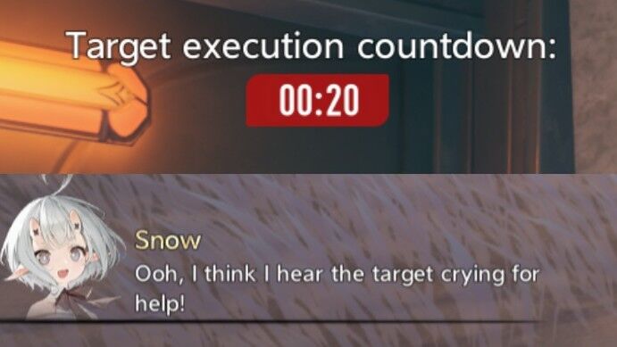 Duet Night Abyss wait for snow to locate the target