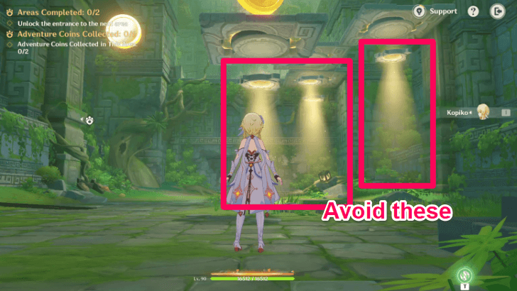 Genshin - Gazing Into Shadowed Chambers Step 1